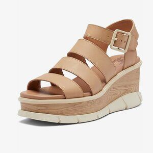 Sorel Joanie III Leather Wedge Sandal